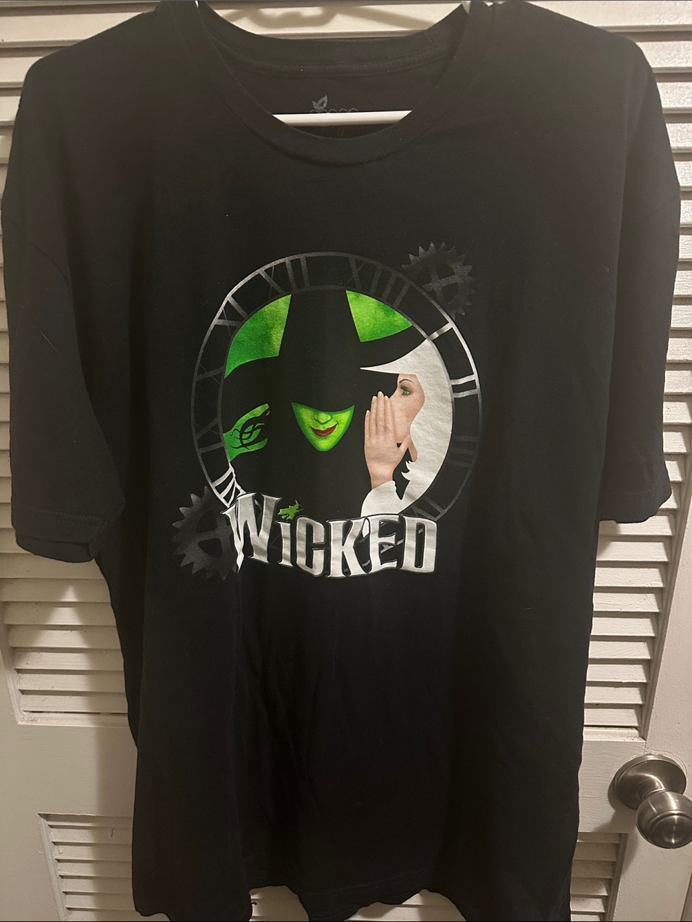 Wicked Theater Graphic Tee - Black with Green & White Art